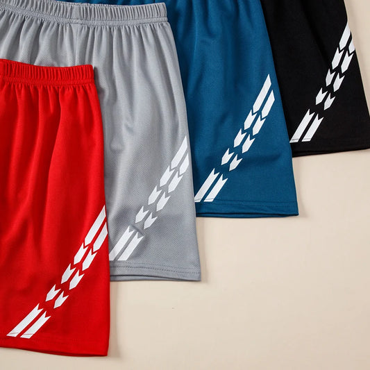 1/4 Piece Children's Fashion Printing Quick-drying Breathable Shorts Boy Running Basketball Football Joker 5 Pants Student Beach